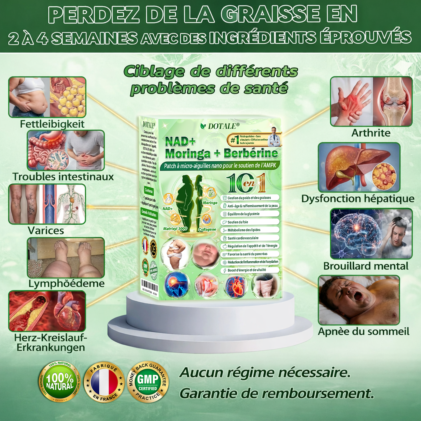 ✨Boutique officielle française DOTALE® Système Nano Avancé Soin quotidien une fois par jour