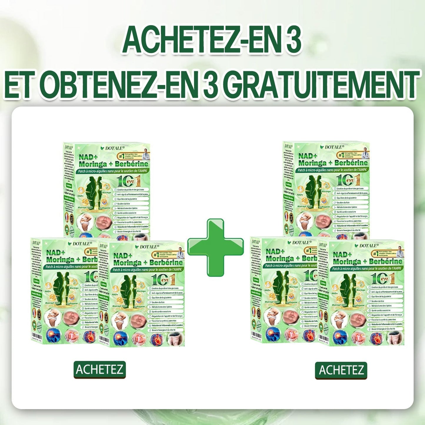 Félicitations ! Vous êtes notre 500e client aujourd’hui et vous bénéficiez d’une offre spéciale : un deuxième produit à -50 %! DOTALE®